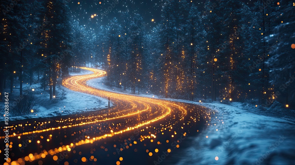 highway road with digital space background 3d rendering highway road with digital space background 3d rendering