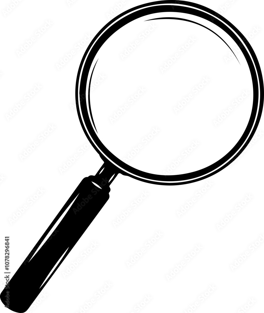Magnifying Glass Icon Illustration Magnifying Glass Icon Illustration