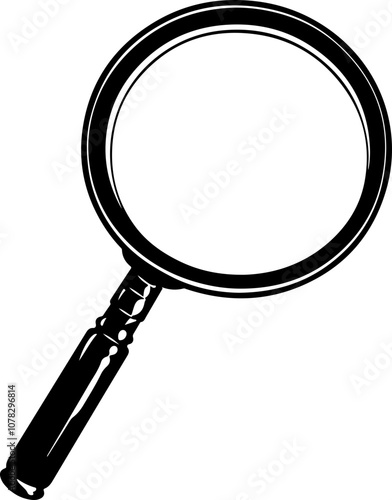 Magnifying Glass Icon Illustration