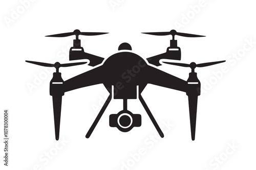 Drone silhouette  vector bundle illustration, Drone silhouette