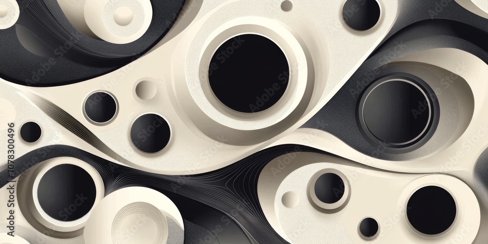 This design features smooth, flowing circles in an abstract pattern. It's a modern and dynamic way to add visual interest to your projects, presentations, or branding. This design features smooth, flowing circles in an abstract pattern. It's a modern and dynamic way to add visual interest to your projects, presentations, or branding.