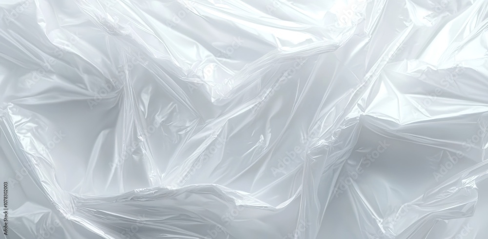 White plastic bag texture, transparent and soft plastic film material, white background
White plastic bag texture, transparent and soft plastic film material, white background