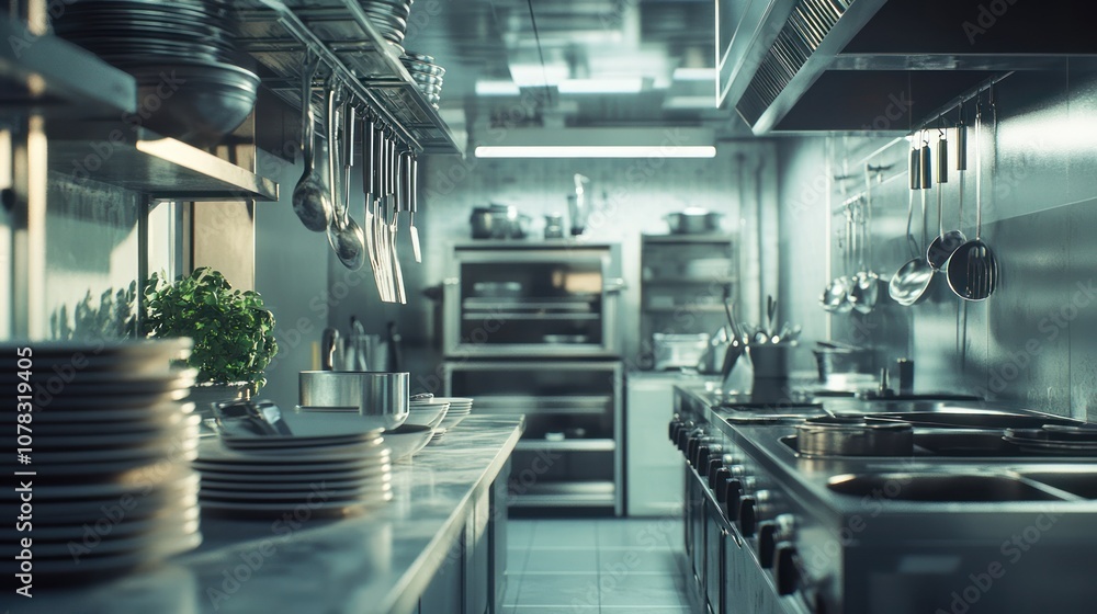 Professional Kitchen Interior Professional Kitchen Interior