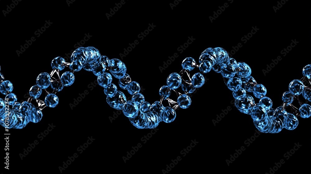 A close-up representation of a DNA strand showcases the structure of genetic material, emphasizing its importance in scientific research and collection methods in laboratories A close-up representation of a DNA strand showcases the structure of genetic material, emphasizing its importance in scientific research and collection methods in laboratories