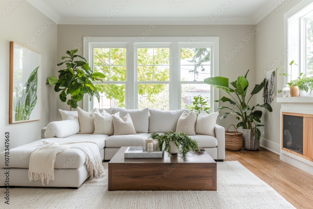 Warm and Inviting Scandinavian Living Room Embracing Comfort and Relaxation with Nature Warm and Inviting Scandinavian Living Room Embracing Comfort and Relaxation with Nature