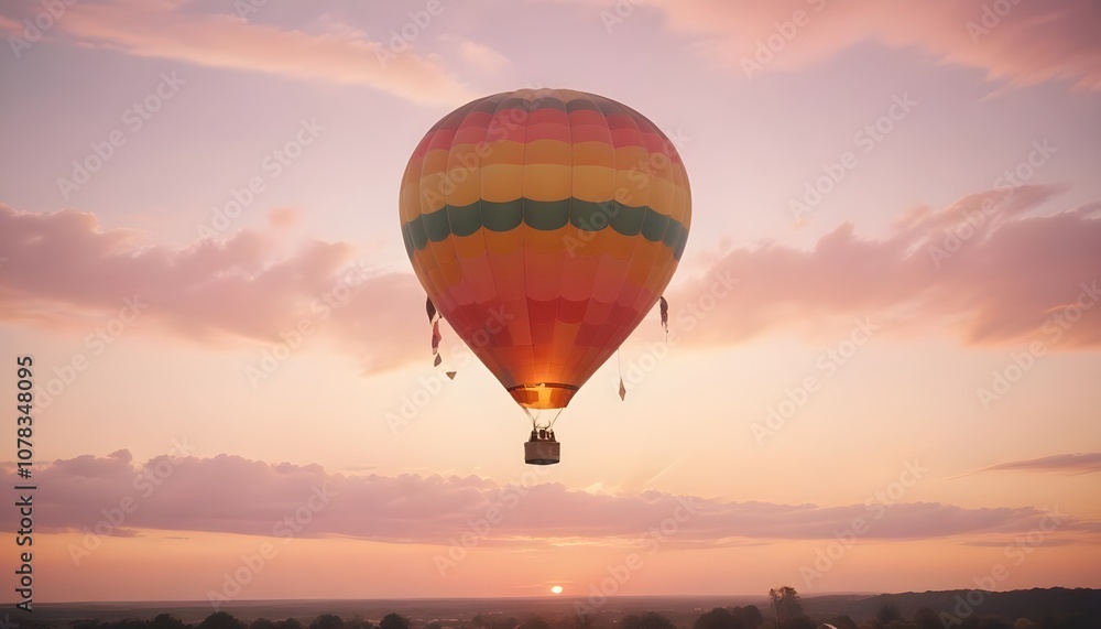 hot air balloon over sunset hot air balloon over sunset