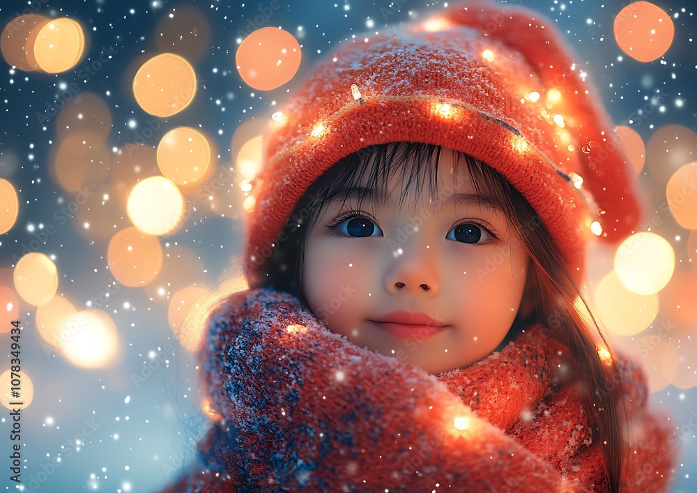 Child in Hat and Scarf
Child in Hat and Scarf