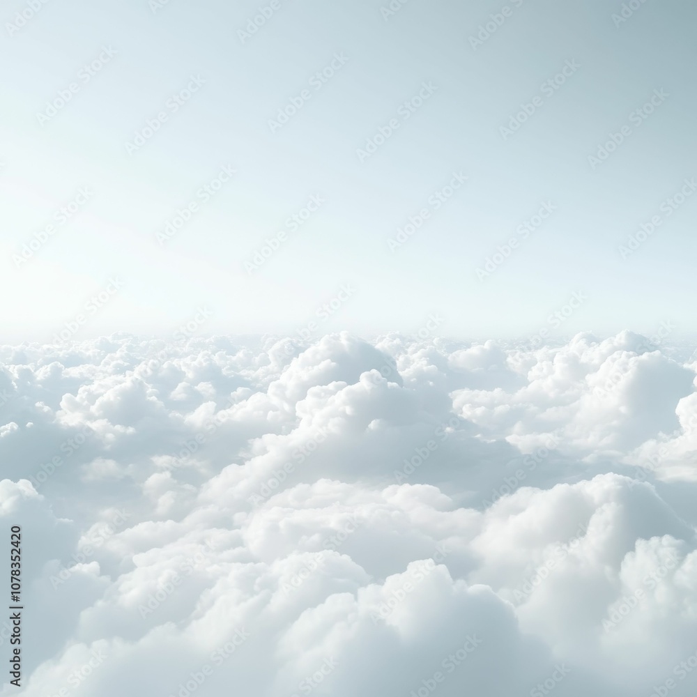 Fluffy white clouds against a blue sky. Fluffy white clouds against a blue sky.