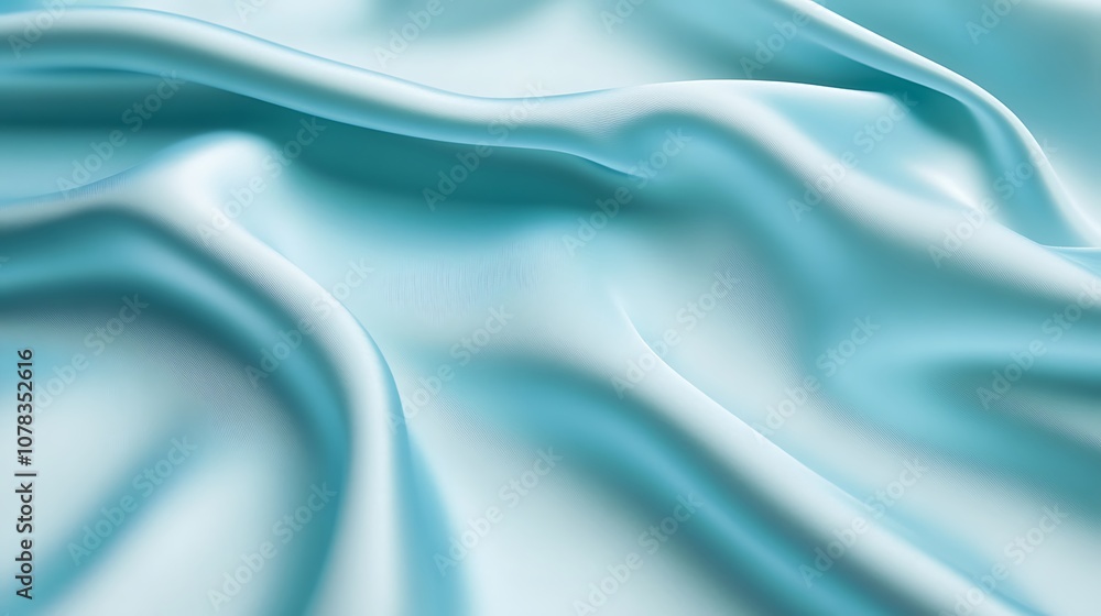 Obraz premium Solid aqua blue background with a smooth, matte texture