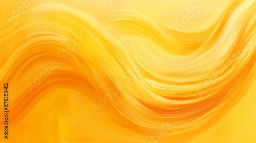 Texture of soft pastel yellow background with smooth brushed effect