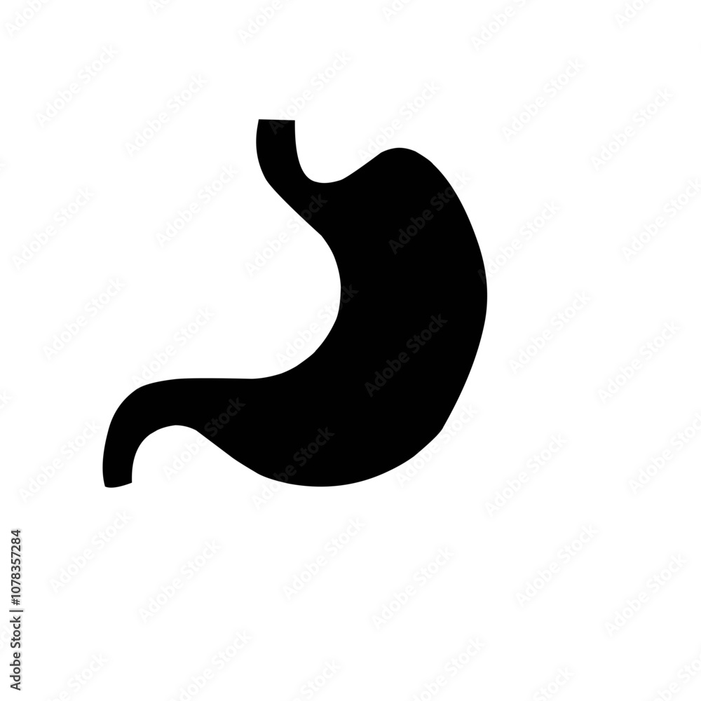Stomach Silhouette icon Stomach Silhouette icon
