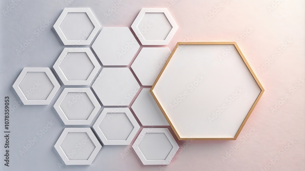 minimalist hexagon background minimalist hexagon background