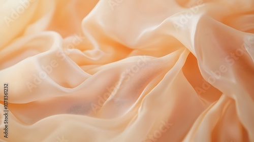 Pure pale peach background with a soft, warm texture