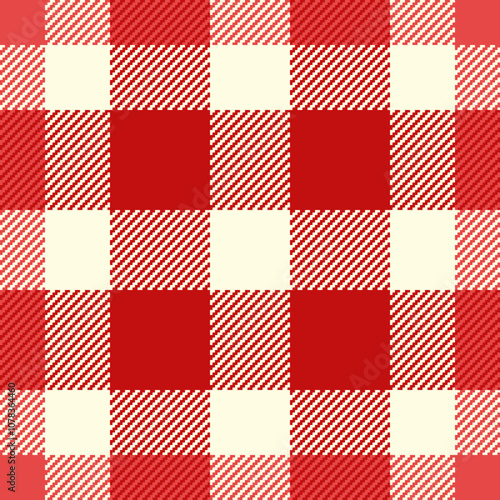 Textile design of textured plaid. Checkered fabric pattern swatch for shirt, dress, suit, wrapping paper print, invitation and gift card.