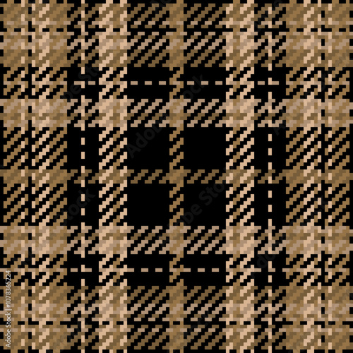 Seamless pattern of scottish tartan plaid. Repeatable background with check fabric texture. Vector backdrop striped textile print.