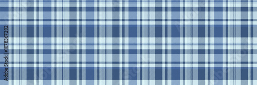 Old texture pattern plaid, lovely seamless tartan check. Fibrous fabric vector textile background in light and blue colors.