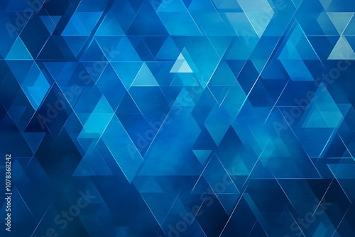 Neon blue geometric background