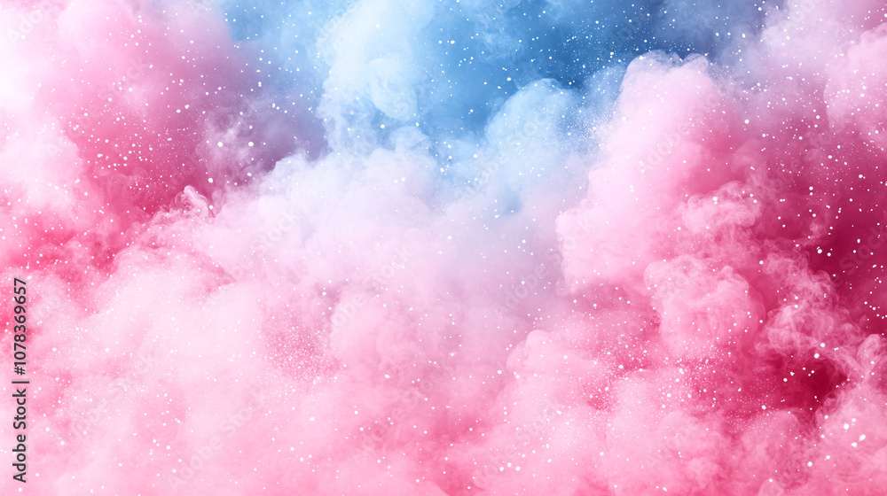 A vibrant mix of pink and blue clouds creates a dreamy, ethereal atmosphere, perfect for backgrounds or artistic projects. A vibrant mix of pink and blue clouds creates a dreamy, ethereal atmosphere, perfect for backgrounds or artistic projects.