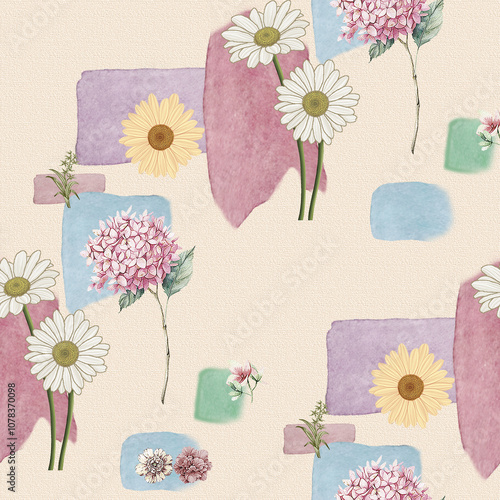 Seamless flower pattern