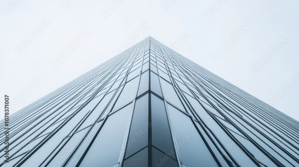 Minimalist photography of the corner side of a tall building Minimalist photography of the corner side of a tall building