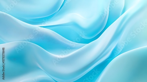 Wallpaper Mural Light turquoise blue background with a soft gradient Torontodigital.ca