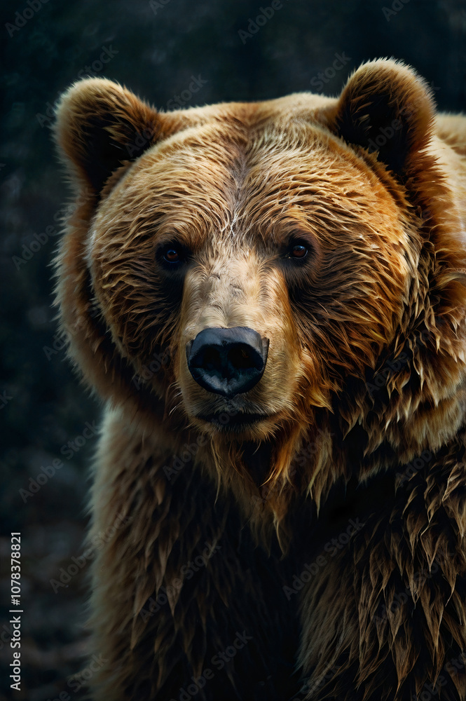brown bear portrait brown bear portrait