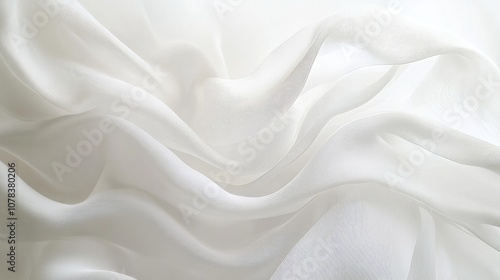 3d wavy white smooth and wavy background