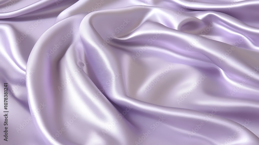 Obraz premium Light lavender background with smooth satin finish and soft sheen