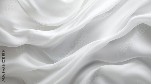 3d wavy white smooth and wavy background