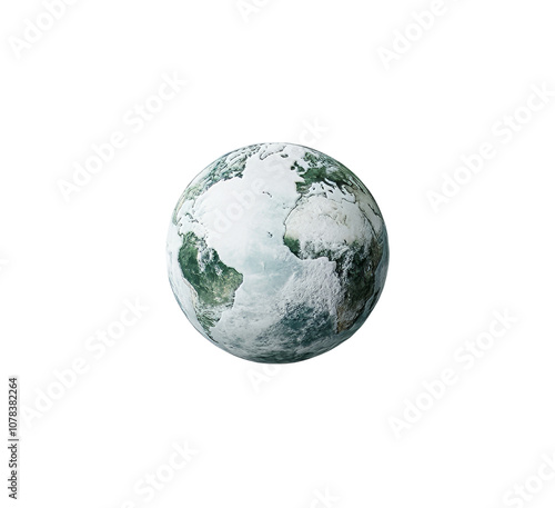 World globe, PNG transparent background