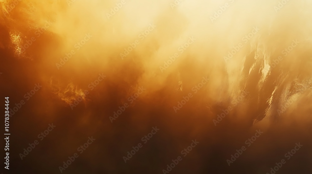 Warm amber background with a subtle smoke haze and faint light shine Warm amber background with a subtle smoke haze and faint light shine