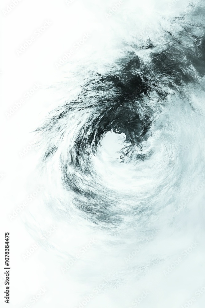 Abstract swirling blue and white shapes. Abstract swirling blue and white shapes.