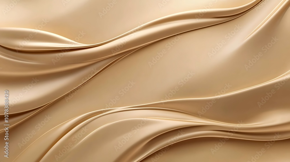 Fototapeta premium Texture of soft golden beige with smooth matte effect