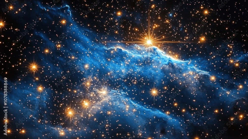 Countless stars twinkling brightly across the night sky, their soft glow creating a mesmerizing pattern on the deep blue canvas. Countless stars twinkling brightly across the night sky, their soft glow creating a mesmerizing pattern on the deep blue canvas.
