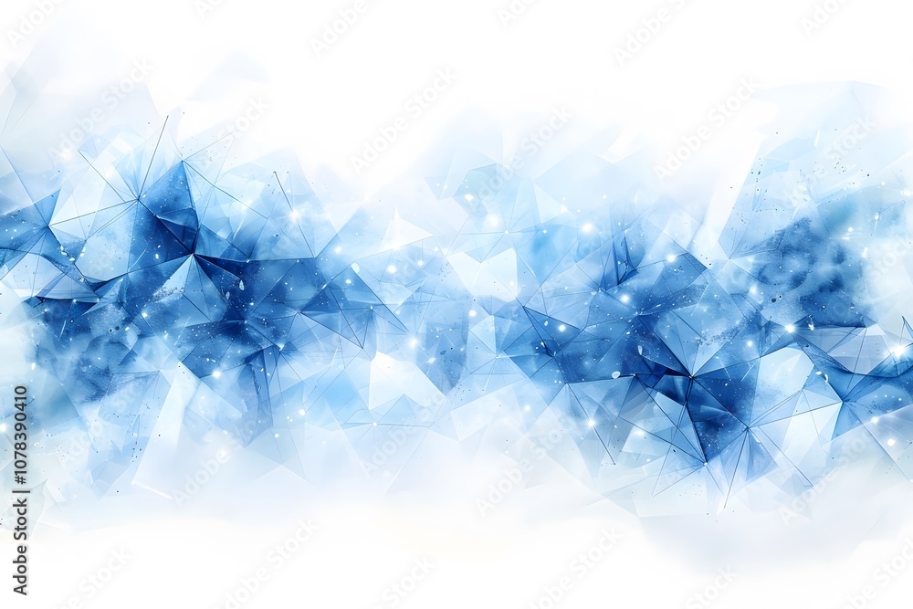 Abstract Blue Geometric Background for Modern Design and Digital Art Projects Abstract Blue Geometric Background for Modern Design and Digital Art Projects