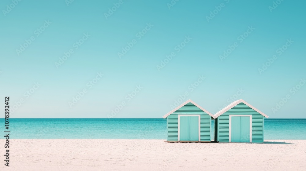 The tranquil beauty of coastal beach huts while embracing renewable energy principles The tranquil beauty of coastal beach huts while embracing renewable energy principles