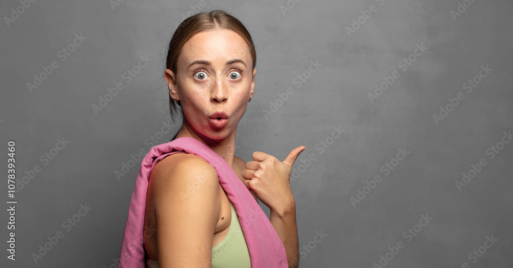 young adult pretty blonde fitness woman young adult pretty blonde fitness woman
