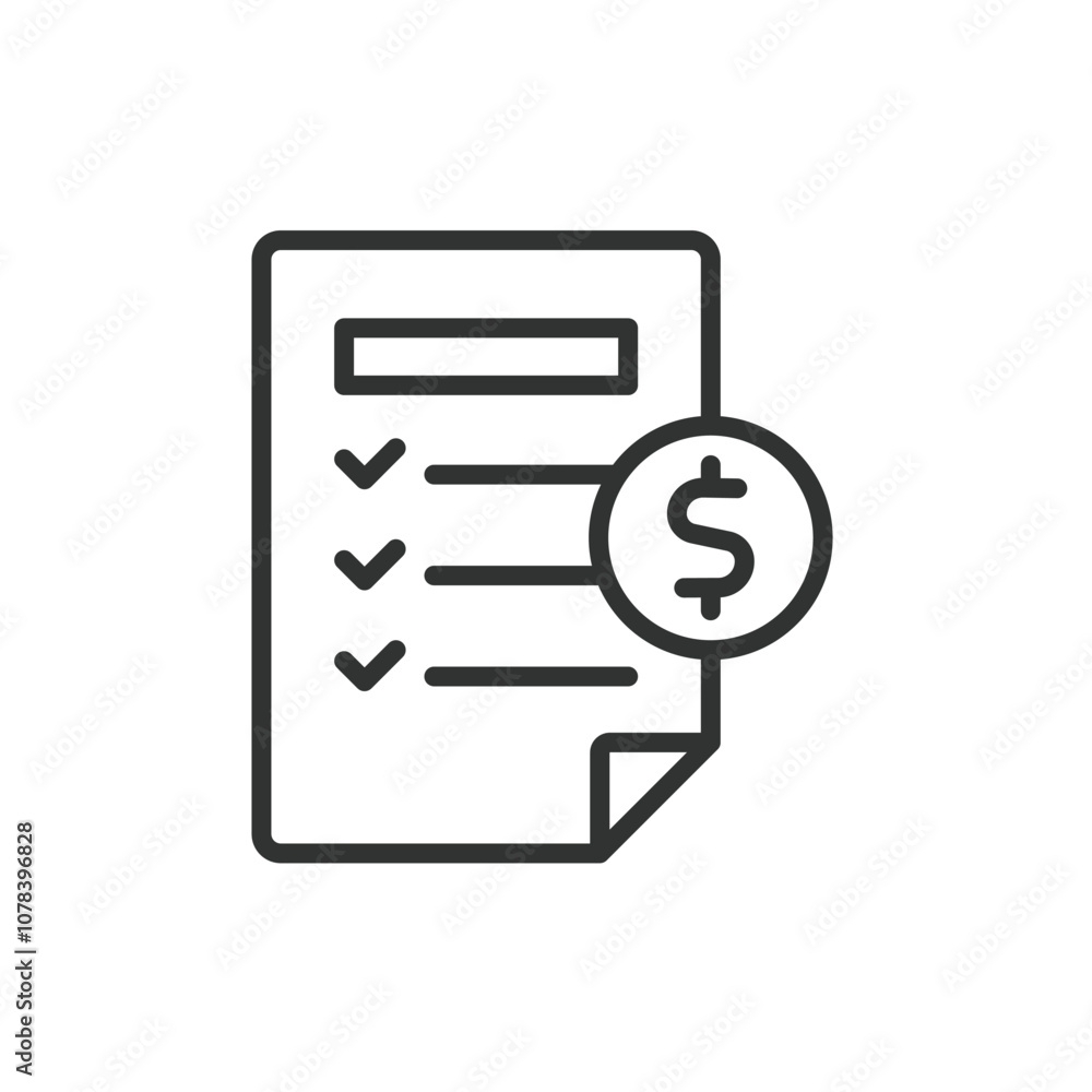 Act of work performed form, icon in line design. Work, performed, form, task, report, activity, completion on white background vector. Act of work performed form editable stroke icon Act of work performed form, icon in line design. Work, performed, form, task, report, activity, completion on white background vector. Act of work performed form editable stroke icon
