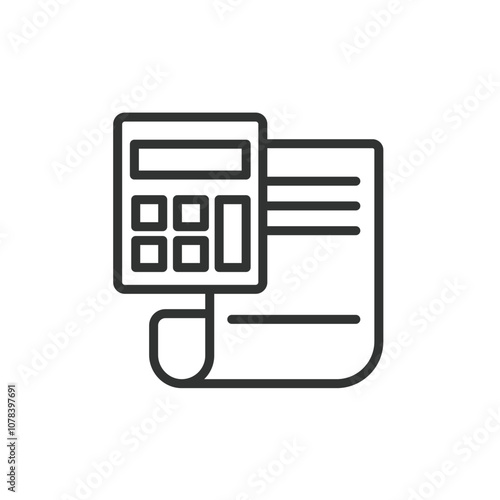 Salary inspection, icon in line design. Salary, inspection, payment, audit, employee, wage, income on white background vector. Salary inspection editable stroke icon