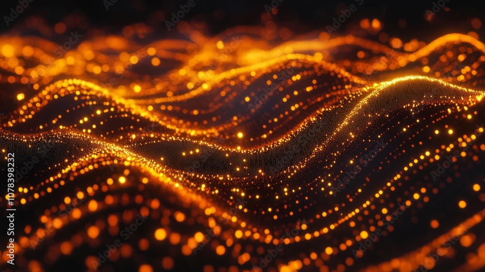 golden bright wavy lines background golden bright wavy lines background