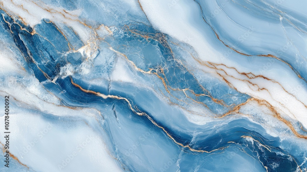 Ocean-inspired marble design with shades of blue and white, creating a natural, fluid effect with flowing lines Ocean-inspired marble design with shades of blue and white, creating a natural, fluid effect with flowing lines
