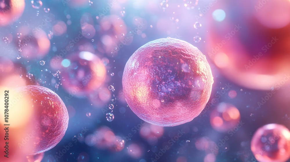 A scene depicting the application of stem cells in modern medicine, illustrating their potential in treating complex diseases. A scene depicting the application of stem cells in modern medicine, illustrating their potential in treating complex diseases.