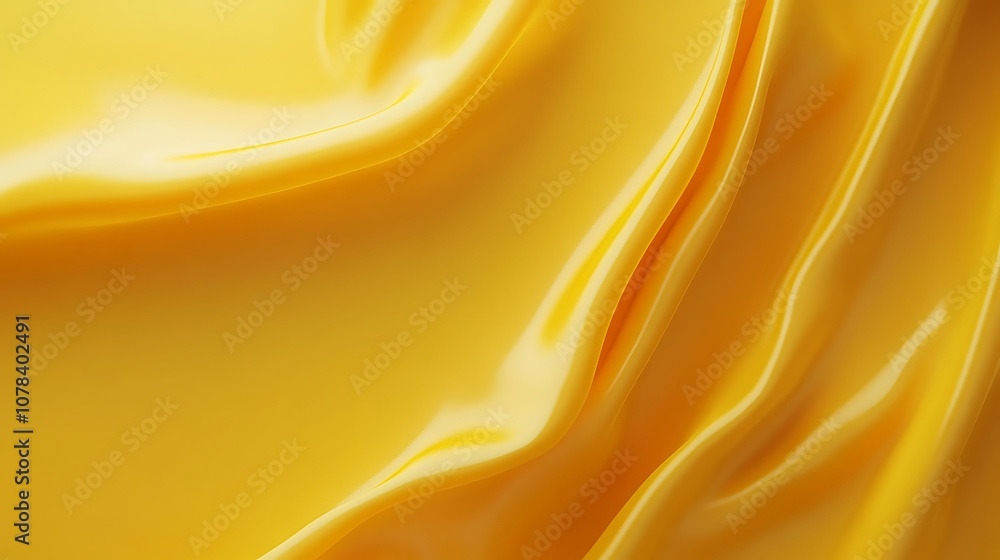 Smooth golden yellow background with a polished satin finish Smooth golden yellow background with a polished satin finish