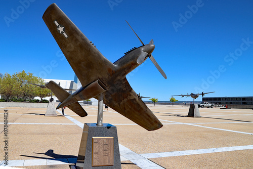 Historical airplanes  that symbolize stories of  the service and sacrifice of generations of American Airmen. Located on The Honor Court, U.S. Air Force Academy just north of Colorado Springs.