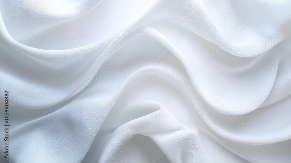 3d abstract white wavy background