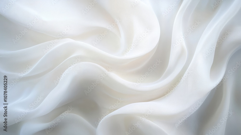 Fototapeta premium 3d abstract white wavy background