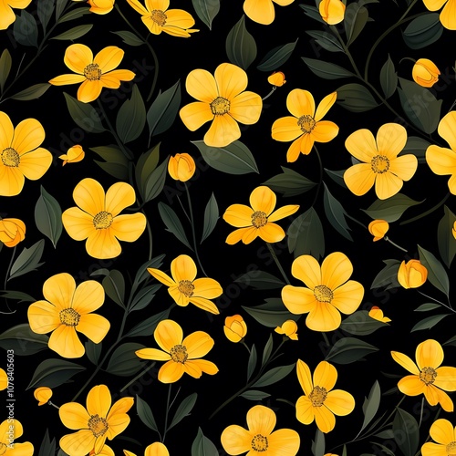 A Beautiful Collection of Intricate Flower Patterns Ideal for Textiles or Graphic Design Projects