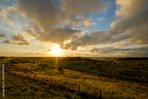 Landschaft an Niederländischer Nordseeküste photo