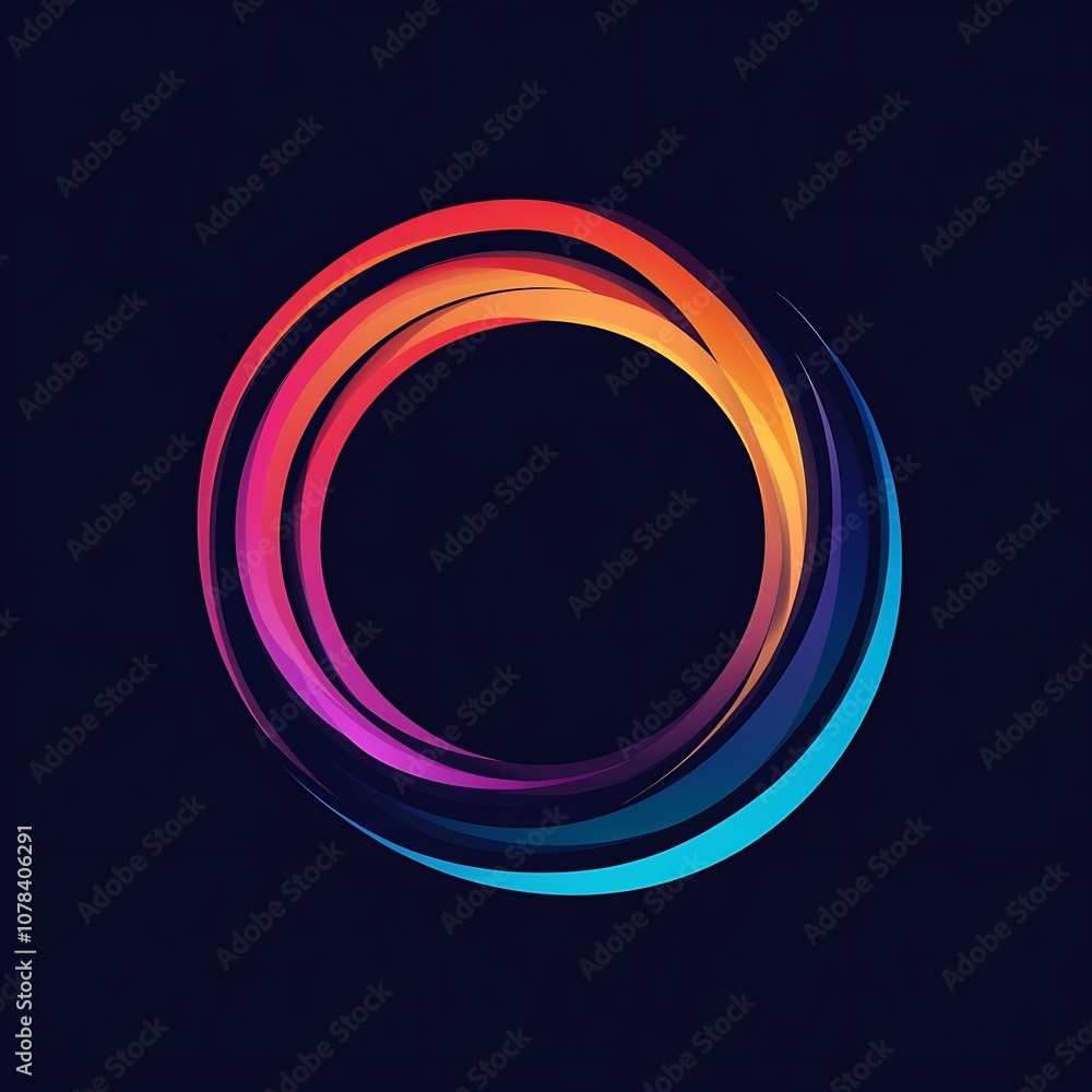 Modern abstract logo design ai generated Modern abstract logo design ai generated