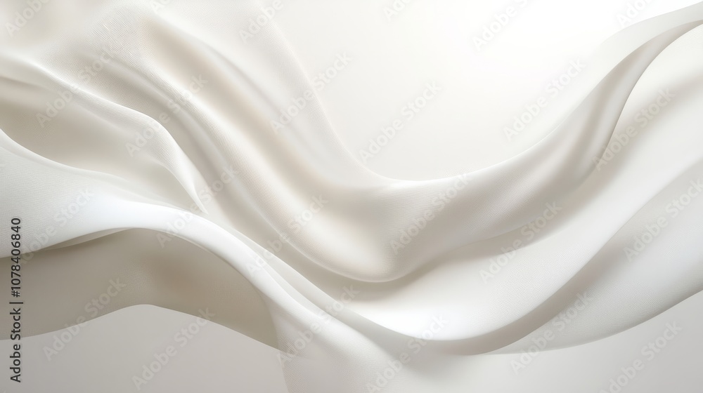 3d abstract white wavy smooth background 3d abstract white wavy smooth background